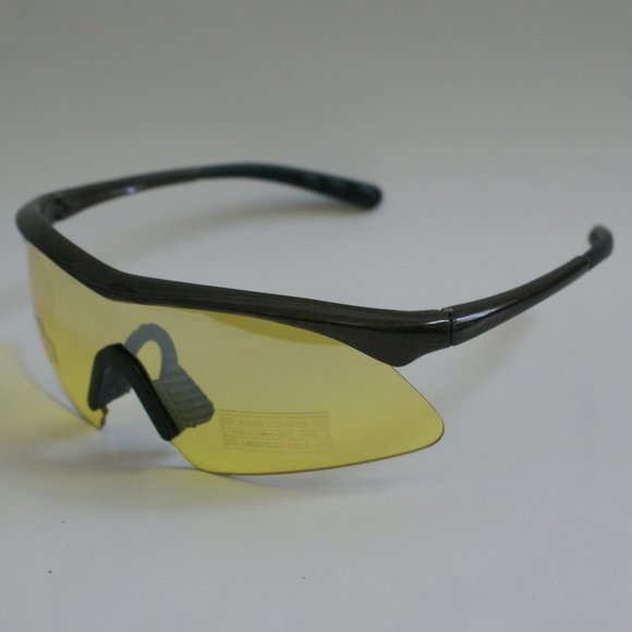 SportsWrapAround Blade NightDrivingyellow sunglass - Picture 5 of 6